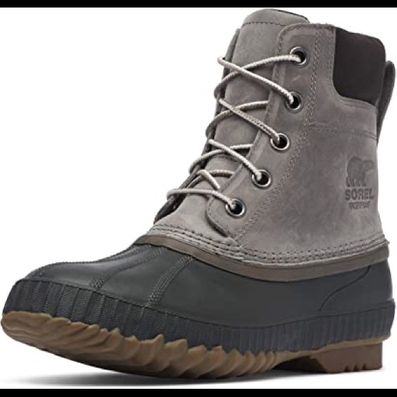 Sorel Cheyanne II Lace Duck Boots Gray Black - Picture 2 of 7
